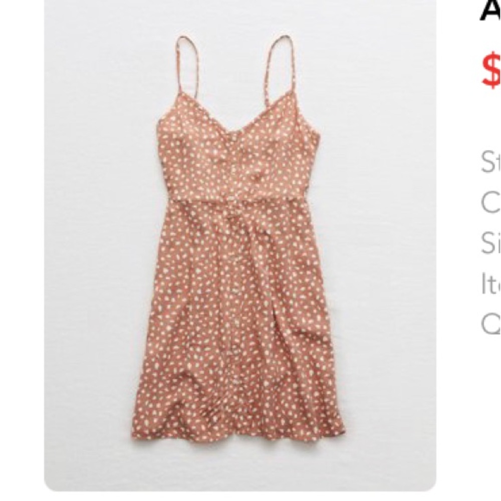 Aerie button down dress